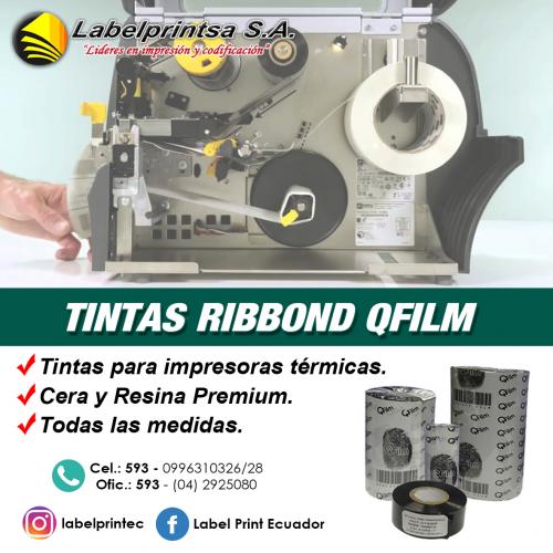 TINTAS RIBBOND QFILM  Tintas para impresoras  - Imagen 1