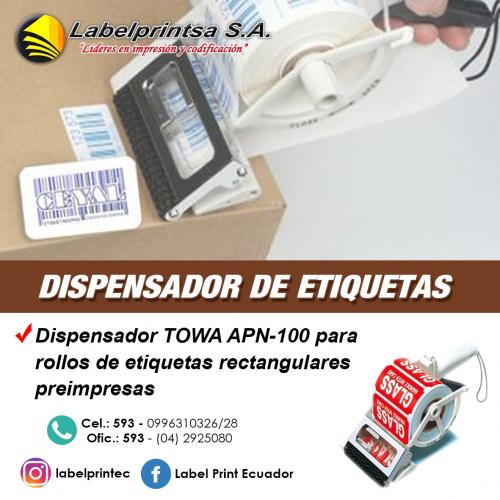 DISPENSADOR DE ETIQUETAS TOWA APN100 Dispensa - Imagen 1