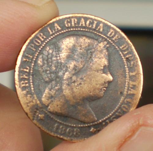 Moneda de 1868 Unica 40 Viajesasia2009@ya - Imagen 1